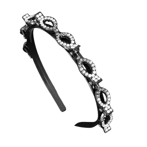 Doppelschicht-Haarspangen Haarband mit Twist Clip Frisurenhilfe Haarband mit Clips Haarreifen mit Klammern Hair Twister Haarreifen Twist Clip Stirnband MäDchen von VODAFQS