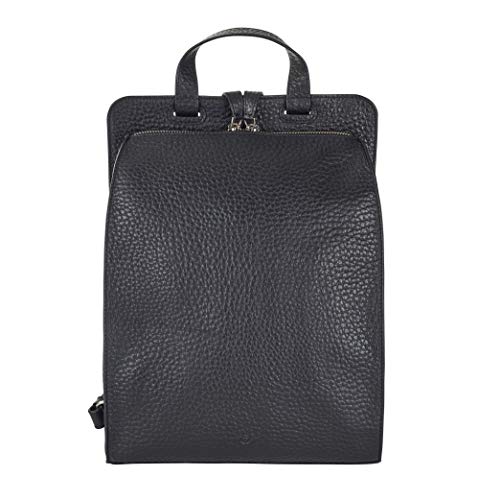 VOi Damen Leder Rucksack 21902 Betty: Farbe: Schwarz von VOI