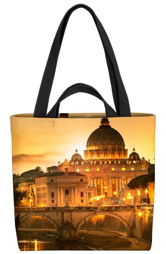 VOID Basilika Saint-Pierre Rom Tasche 33x33x14cm,15l Einkaufs-Beutel Shopper Einkaufs-Tasche Bag von VOID