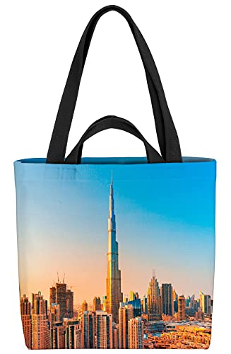 VOID Dubai Arabische Emirate Tasche 33x33x14cm,15l Einkaufs-Beutel Shopper Einkaufs-Tasche Bag von VOID