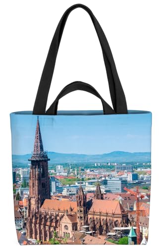 VOID Freiburg Tasche 33x33x14cm,15l Einkaufs-Beutel Shopper Einkaufs-Tasche Bag von VOID