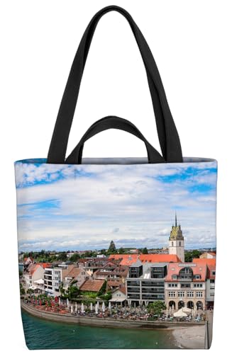 VOID Friedrichshafen Tasche 33x33x14cm,15l Einkaufs-Beutel Shopper Einkaufs-Tasche Bag von VOID