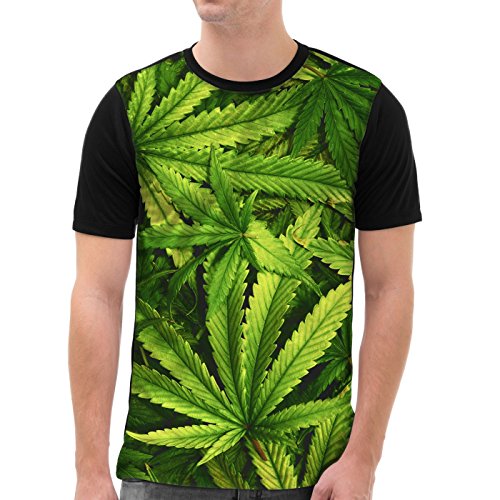 VOID Hanf Print Grafik T-Shirt Herren All-Over Druck Anime Sword Schwert, Größe:L von VOID