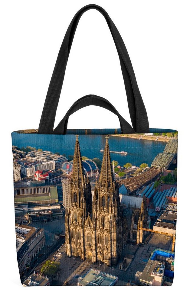 VOID Henkeltasche (1-tlg), Kölner Dom Stadt Kölsch Kirche Rhein Fluss Städtetrip Ausflug Innenst von VOID