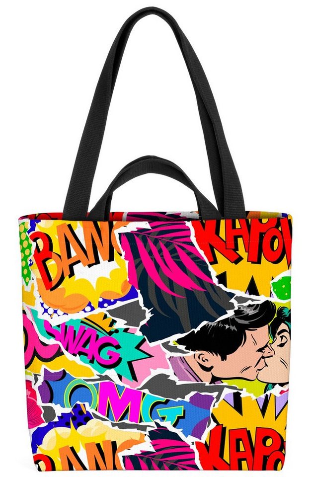 VOID Henkeltasche (1-tlg), Pop Art Comic Boom comic warhol the boys pop art cartoons jugenliche von VOID