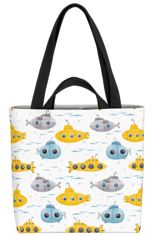 VOID Henkeltasche (1-tlg), U-Boot Tauchen Meer Tauchen Unterseeboot Kinder Kinderzimmer Jungen von VOID