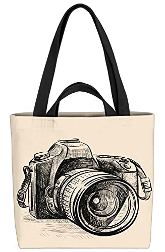 VOID Kamera Fotograf Objektiv Tasche 33x33x14cm,15l Einkaufs-Beutel Shopper Einkaufs-Tasche Bag von VOID