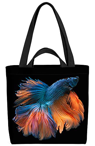 VOID Kampffisch Zierfisch Aquarium Tasche 33x33x14cm,15l Einkaufs-Beutel Shopper Einkaufs-Tasche Bag von VOID