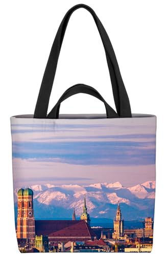 VOID München Tasche 33x33x14cm,15l Einkaufs-Beutel Shopper Einkaufs-Tasche Bag von VOID