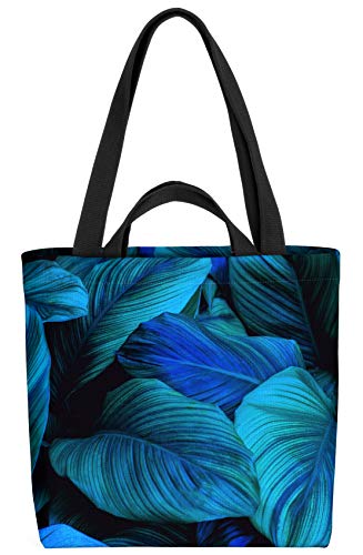 VOID Palmen Tropenwald Tasche 33x33x14cm,15l Einkaufs-Beutel Shopper Einkaufs-Tasche Bag von VOID