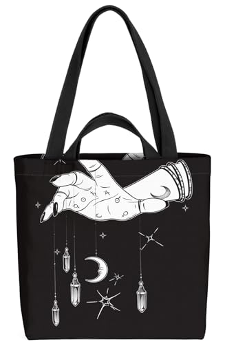 VOID Spirituell Mond Hand Tasche 33x33x14cm,15l Einkaufs-Beutel Shopper Einkaufs-Tasche Bag von VOID