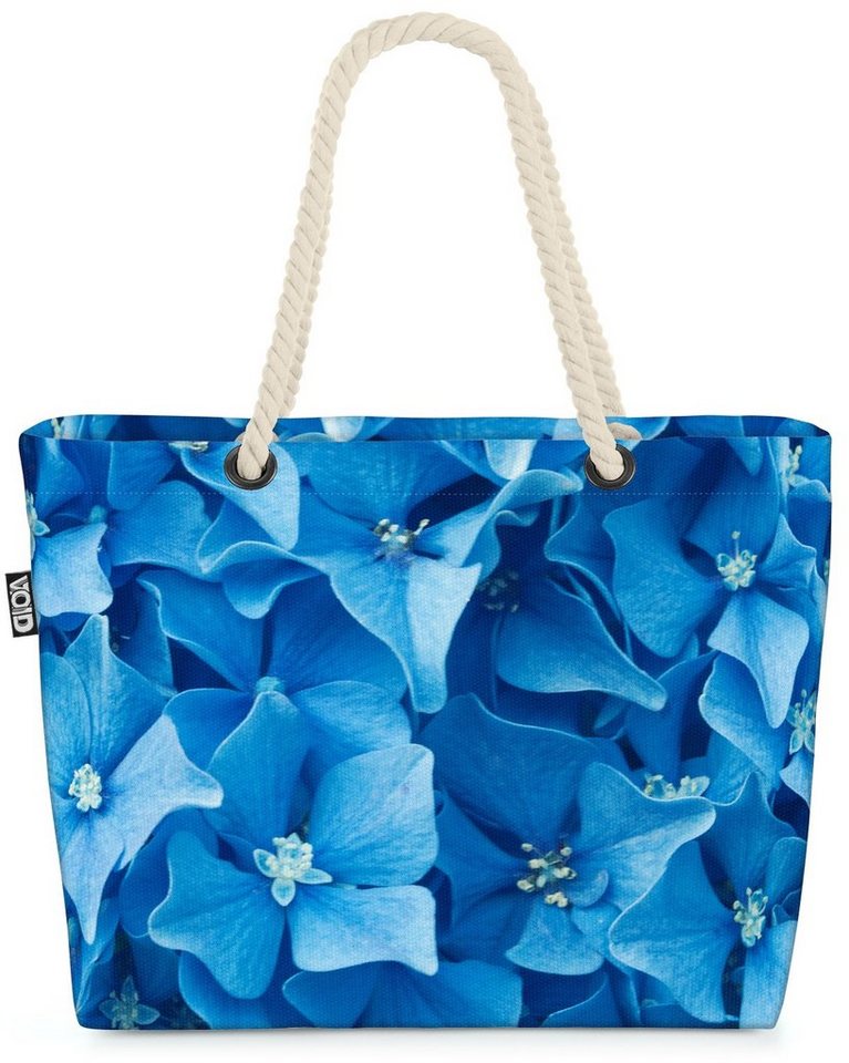 VOID Strandtasche (1-tlg), Elegante blaue Blüten blume blüten lilie rose garten sommer blau früh von VOID