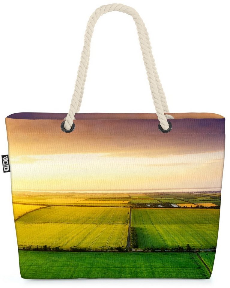 VOID Strandtasche (1-tlg), Felder Äcker Bauern Landschaft landhaus stil feld natur landschaft la von VOID