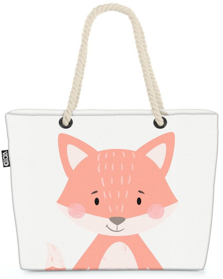 VOID Strandtasche (1-tlg), Fuchs Tierkinder Cartoon Fuchs Tierkinder Cartoon Tiere Kinder Kinder von VOID