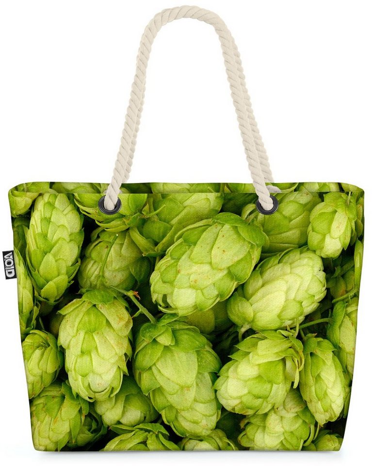 VOID Strandtasche (1-tlg), Hopfen Anbau Grün Hopfen Anbau Grün Bayern Frühling Sommer Pflanze Ba von VOID