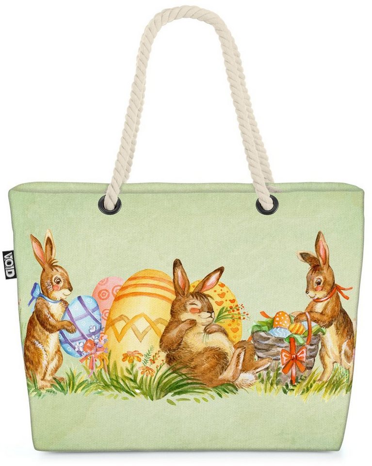 VOID Strandtasche (1-tlg), Osterhasen Kinder Ostern Tasche Einkaufstasche Ostern Beach Bag von VOID