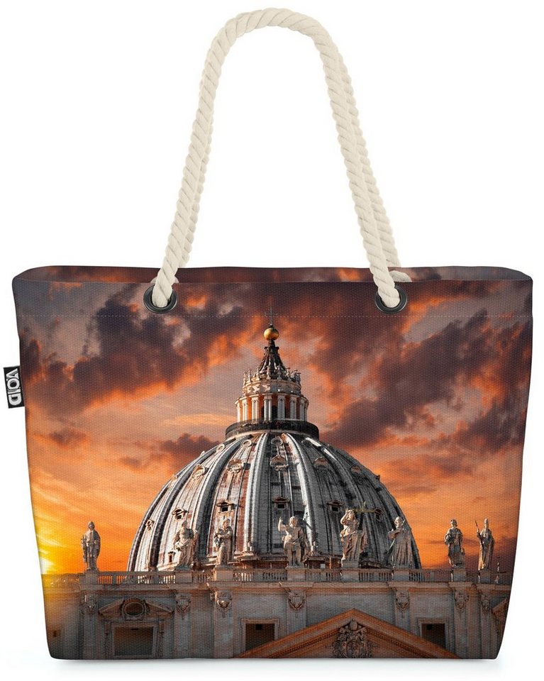 VOID Strandtasche (1-tlg), Petersdom Rom Kirche vatikan stadtlandschaft architektur dom katholis von VOID