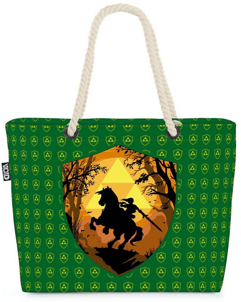 VOID Strandtasche (1-tlg), Ride Hyrule Shopper game gamer link Bag zelda boy legend wii von VOID