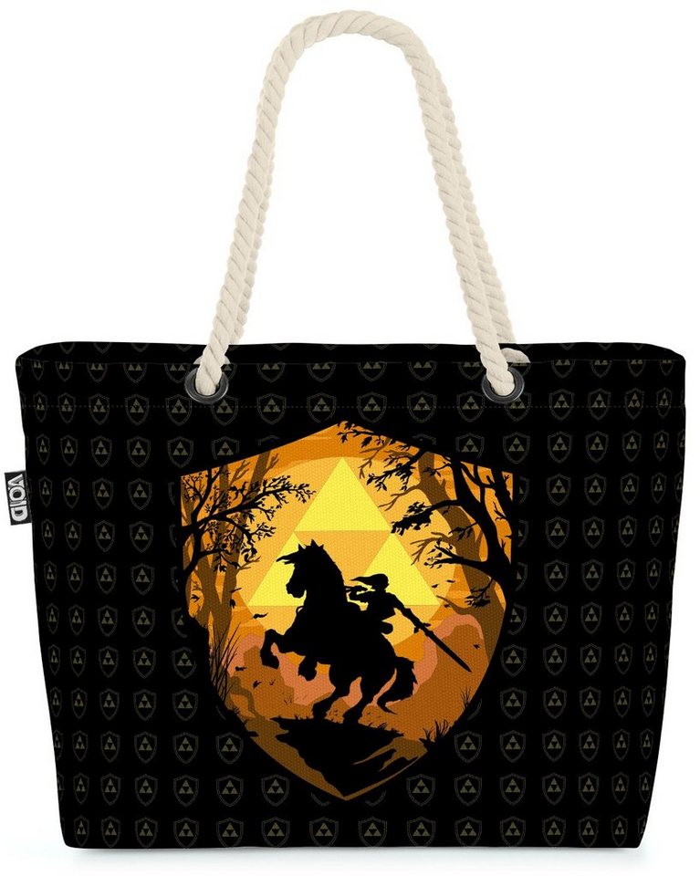 VOID Strandtasche (1-tlg), Ride Hyrule Shopper game gamer link Bag zelda boy legend wii von VOID