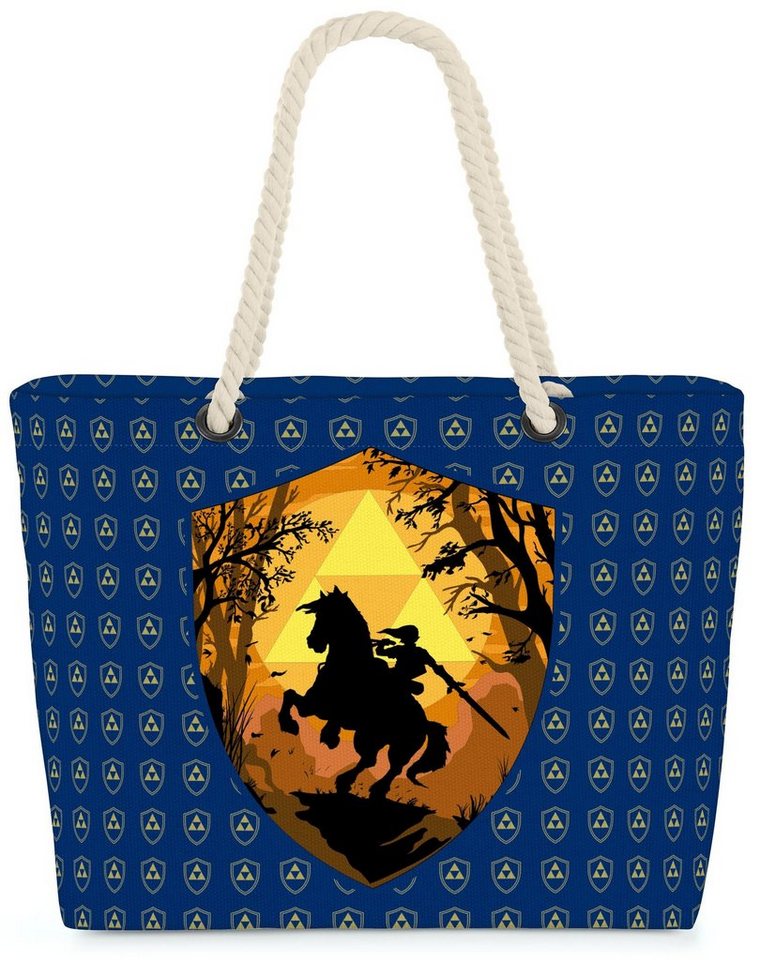 VOID Strandtasche (1-tlg), Ride Hyrule Shopper game gamer link Bag zelda boy legend wii von VOID