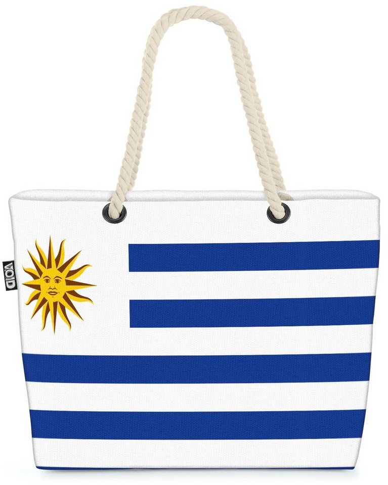 VOID Strandtasche (1-tlg), Uruguay Flagge WM Länderflagge Fahne von VOID