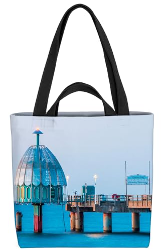 VOID Usedom Tasche 33x33x14cm,15l Einkaufs-Beutel Shopper Einkaufs-Tasche Bag von VOID