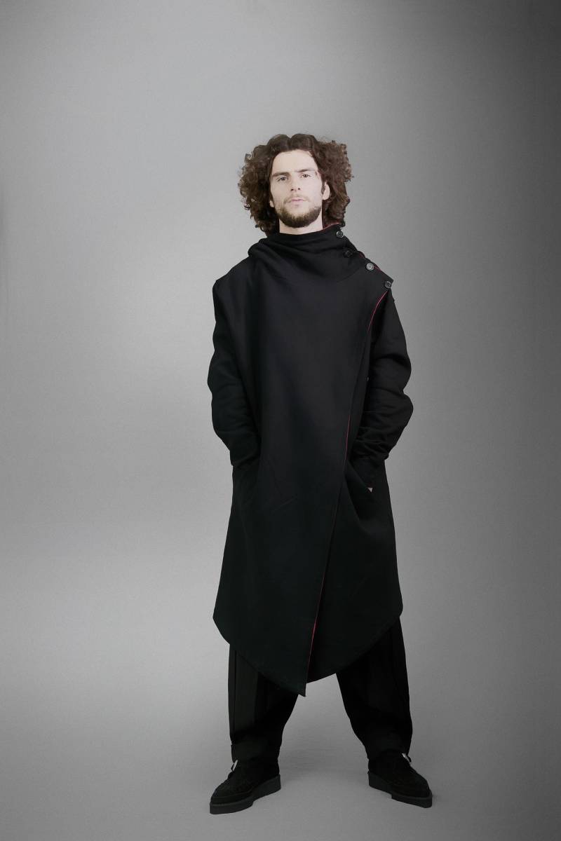 Darkvader-Cha Longline Kapuzenpullover von VOIDmode