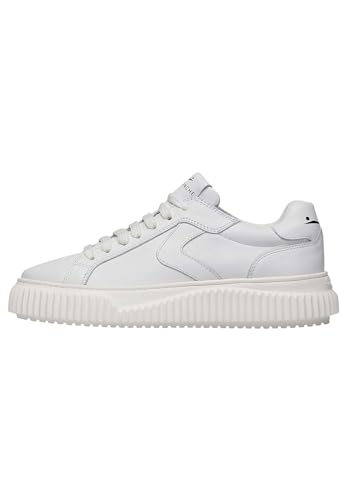 VOILE BLANCHE Lipari-Sneakers aus Leder, Eisweiß 38 von VOILE BLANCHE