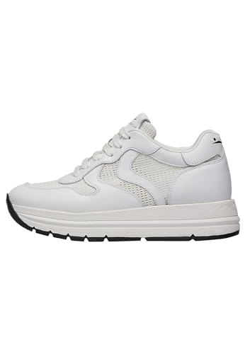 VOILE BLANCHE Maran MESH BIS-Sneakers aus Leder und Gewebe, weiß 37 von VOILE BLANCHE