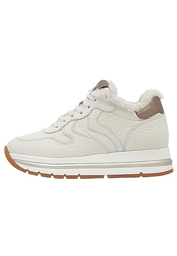 VOILE BLANCHE Maran-Sneakers aus Leder, Creme weiß 36 von VOILE BLANCHE