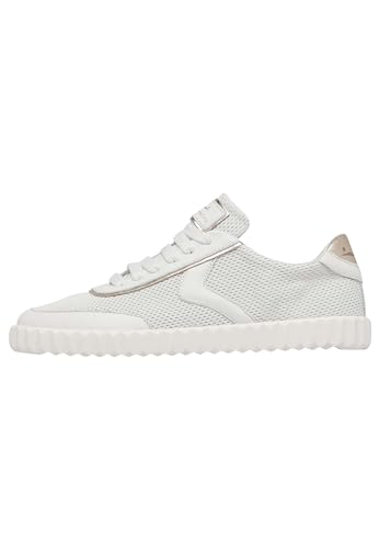 VOILE BLANCHE Selia-Sneakers aus Leder-Weiß, Weiß-Platin 40 von VOILE BLANCHE