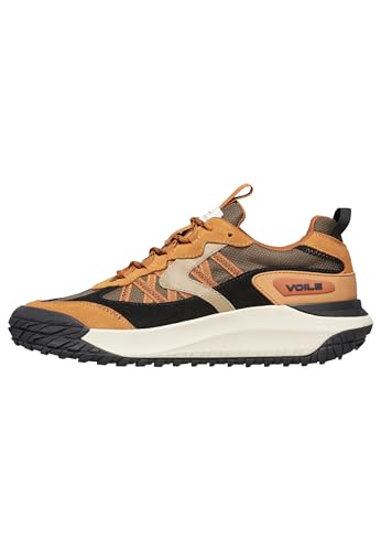 VOILE BLANCHE Sneakers aus Veloursleder und technischem Gewebe, Orange- 41 von VOILE BLANCHE