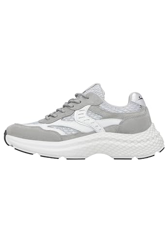 VOILE BLANCHE Sneakers aus Veloursleder und technischem Gewebe, grau- 36 von VOILE BLANCHE