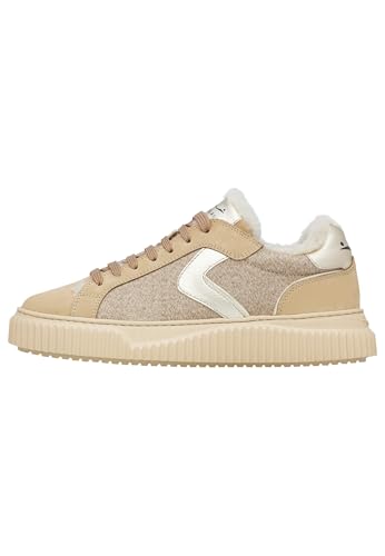 VOILE BLANCHE Sneakers aus Veloursleder und Synthetik, Beige- 38 von VOILE BLANCHE