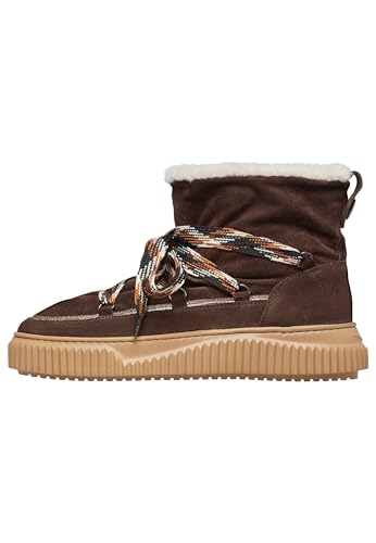 VOILE BLANCHE Stiefeletten aus Veloursleder und Synthetik, braun- 41 von VOILE BLANCHE