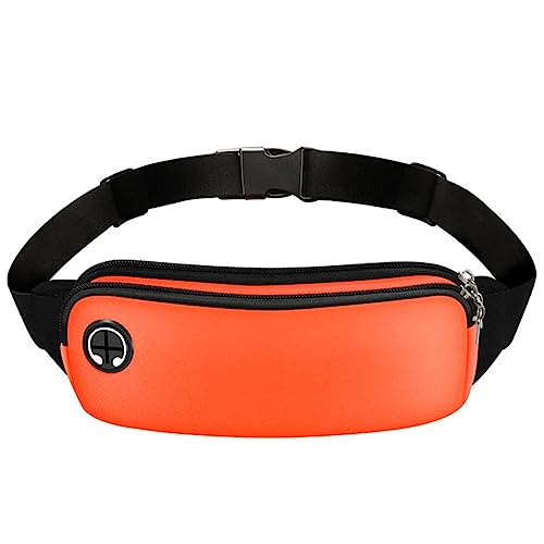 Laufen Hüfttasche Frauen Gürteltasche Sport Bauchtasche Männer Handytasche Gym Jogging Laufen Radfahren Tasche, Orange von VOIV