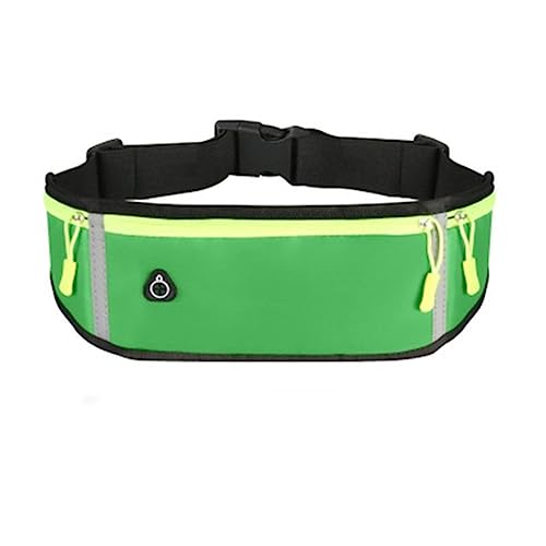 Sport Fanny Pack Frauen Gürtel Tasche Männer Laufen Taille Tasche Telefon Schwarz Gym Taschen Laufen Zubehör, B-grün von VOIV