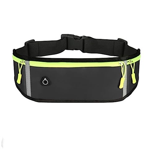 Sport Fanny Pack Frauen Gürtel Tasche Männer Laufen Taille Tasche Telefon Schwarz Gym Taschen Laufen Zubehör, B-schwarz von VOIV