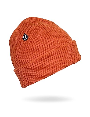 Volcom Unisex Full Stone Beanie Herren Strickmützen, orange, Einheitsgröße von Volcom