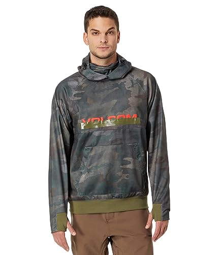 VOLCOM Unisex Hydro Riding Hoodie Fleece, weiß, L von Volcom