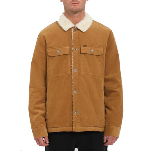 VOLCOM Unisex Keaton Jacket Mantel, braun, M von Volcom