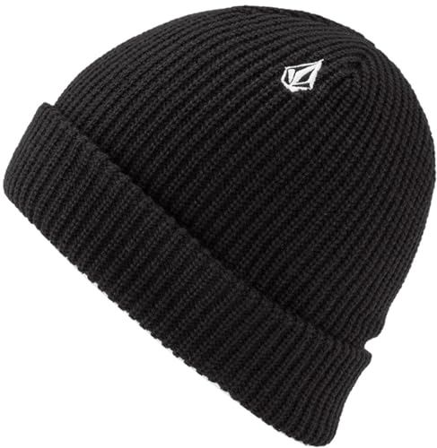 Volcom Unisex Sweep Beanie Herren Strickmützen, Schwarz S4, Einheitsgröße von Volcom