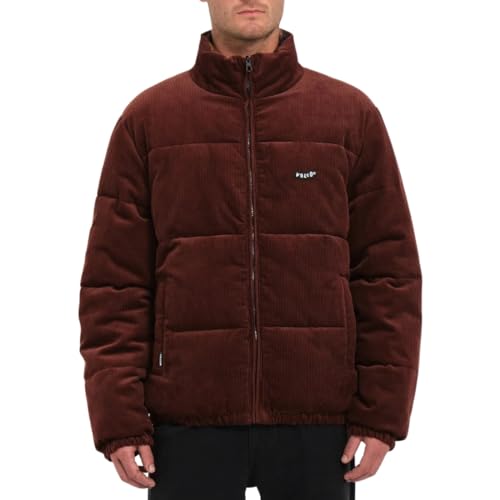 VOLCOM Unisex Walltz Cord Jacket Mantel, braun, L von Volcom