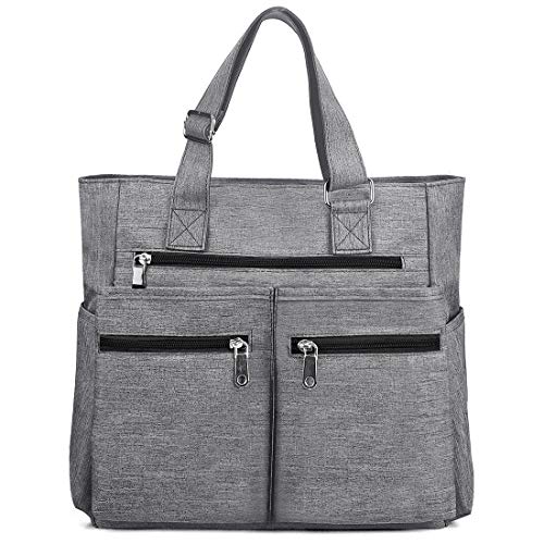 VOLGANIK ROCK Arbeitstasche Damen Nylon Laptoptasche 15.6 Zoll Handtasche Groß Wasserabweisend Schultertasche von VOLGANIK ROCK