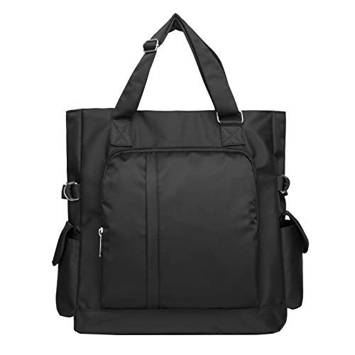 VOLGANIK ROCK Canvas Tote Bag Wasserdichte Nylon Multi Pocket Schultertaschen Laptop Arbeitstasche Lehrer börse und Handtaschen für Damen & Herren von VOLGANIK ROCK