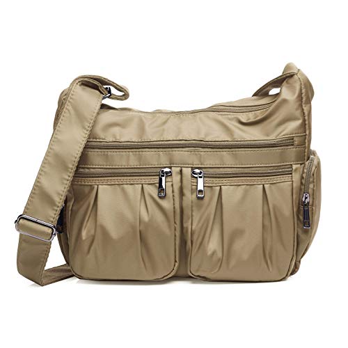 VOLGANIK ROCK Crossbody börsen für Frauen RFID Schulterhandtaschen Wasserdicht Nylon Reisetasche Pocketbooks von VOLGANIK ROCK