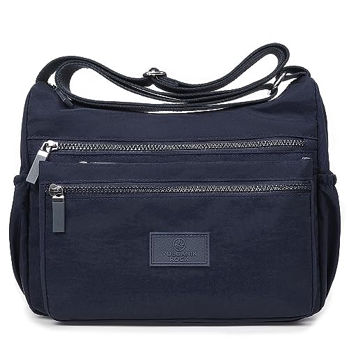 VOLGANIK ROCK Kleine Handtasche Damen aus Wasserabweisendes Nylon Umhängetasche Damen Mittelgroß Leichtgewichte Umhängetasche Schultertasche Crossbody Bag Tasche für Den Alltag Reisetasche VOLGANIK ROCK Kleine Handtasche Damen aus Wasserabweisendes Nylon Umhängetasche Damen Mittelgroß Leichtgewichte Umhängetasche Schultertasche Crossbody Bag Tasche für Den Alltag Reisetasche von VOLGANIK ROCK