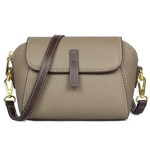 VOLGANIK ROCK Kleine Tasche Damen PU Leder Tasche Damen Umhängetasche Kleine Umhängetasche Damen Crossbody Bag Damen Schultertasche Mehrere Taschen von VOLGANIK ROCK