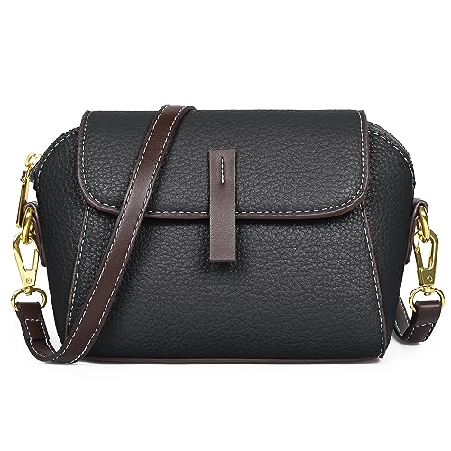 VOLGANIK ROCK Kleine Tasche Damen PU Leder Tasche Damen Umhängetasche Kleine Umhängetasche Damen Crossbody Bag Damen Schultertasche Mehrere Taschen von VOLGANIK ROCK