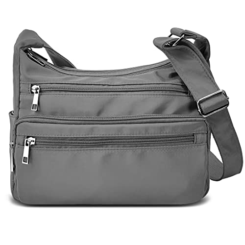 VOLGANIK ROCK Umhängetasche für Frauen, Mehrere Taschen Handtasche Schultertasche Wasserdichte RFID Umhängetasche für den täglichen Gebrauch Messenger Bag Reisetasche von VOLGANIK ROCK